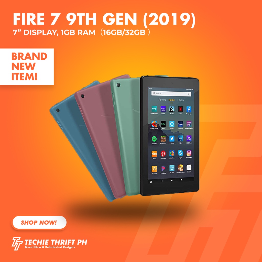 Amazon Fire 7 Tablet With Alexa 7 Display 16gb32gb 9th Generation