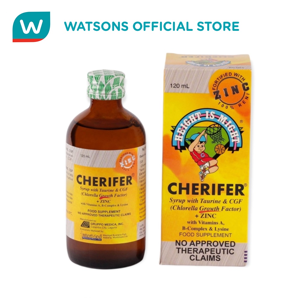 Cherifer Syrup with Zinc 120 mL Shopee Philippines