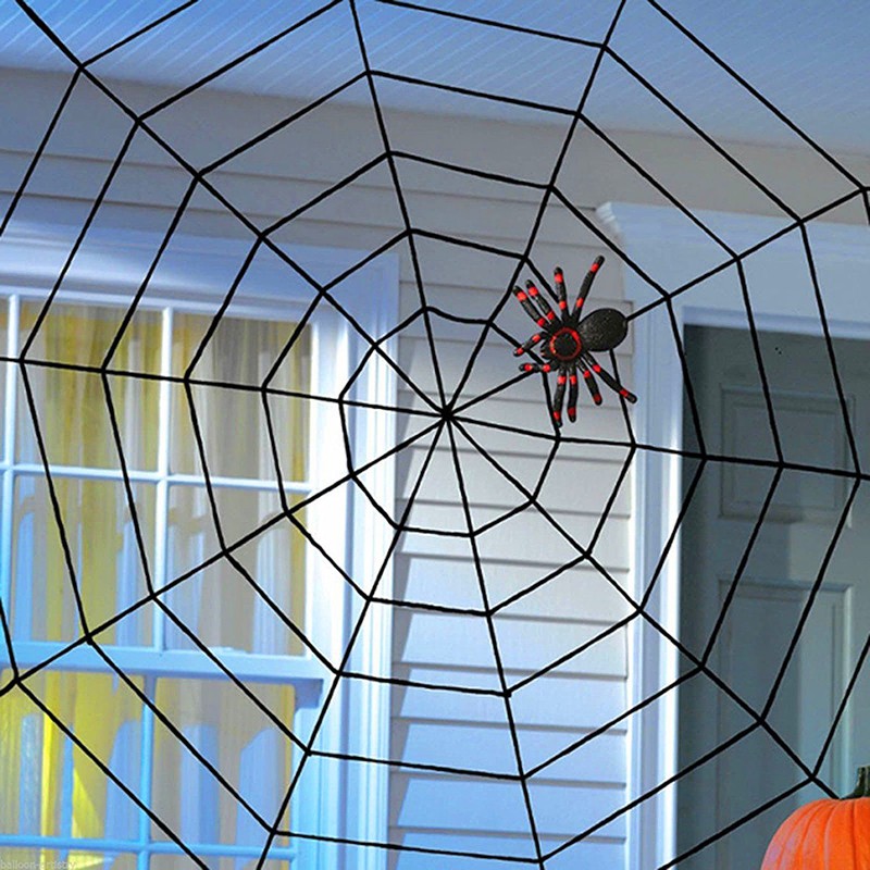 Halloween Giant Spiders Web Cobweb Decor Haunted House Party