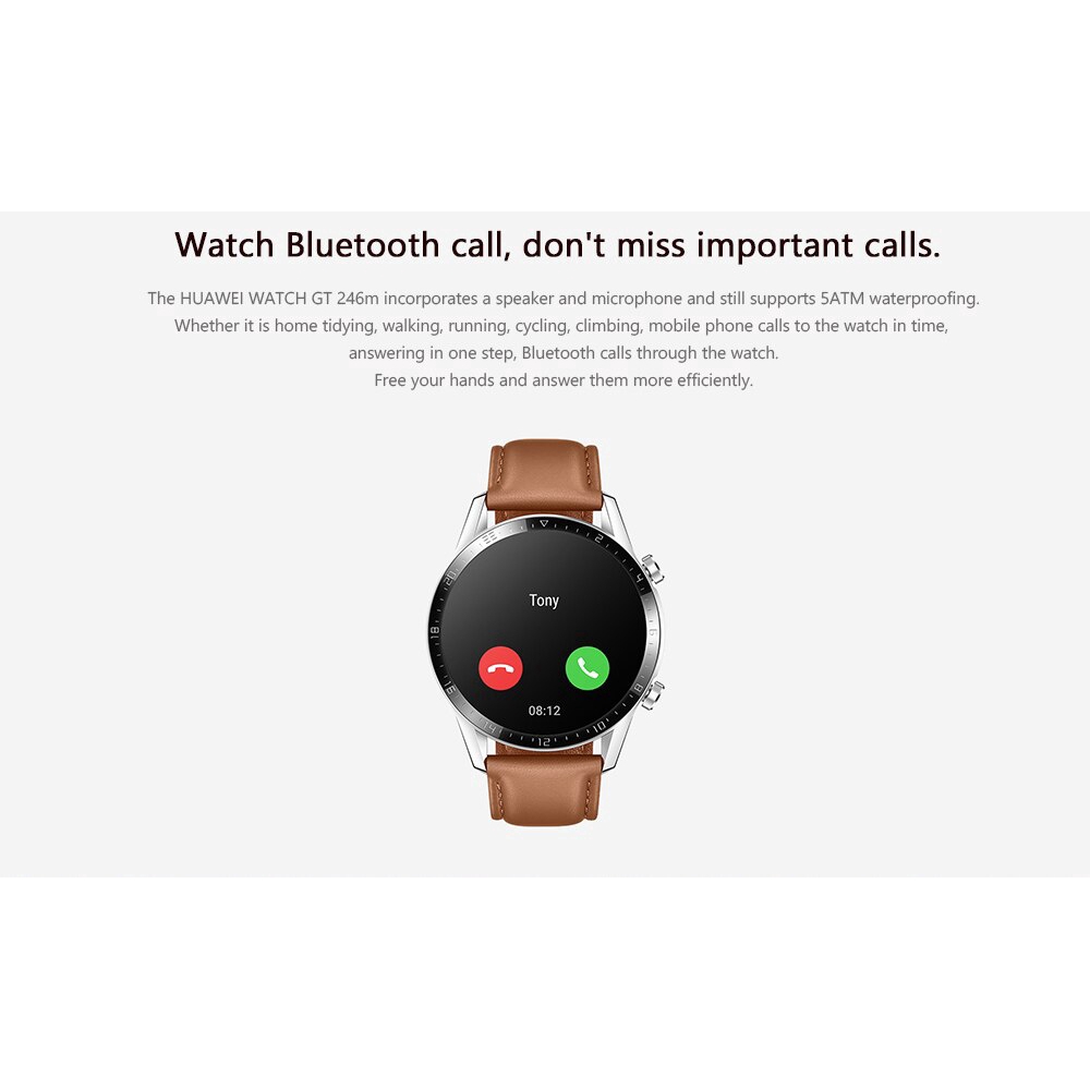 does huawei watch gt answer calls
