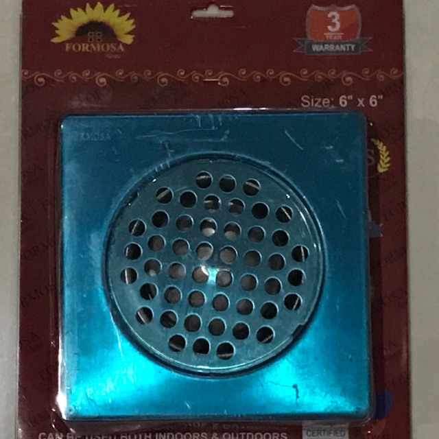 Formosa Home Strainer/Floor Drain 6”x6” Shopee Philippines