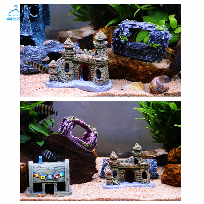 Aquarium Ornament Aquatic Caves Hide Shelter Uotyle Resin Broken Barrel Aquarium Decorations for Fish Tank Aquarium Ornament Aquatic Caves Hide Shelter Uotyle Resin Broken Barrel Aquarium Decorations for Fish Tank