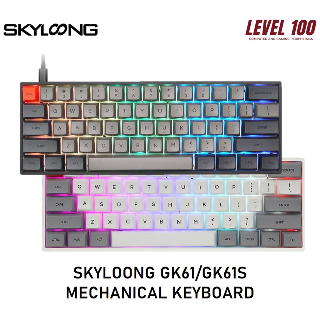Skyloong(Epomaker) GK61/GK61S Mechanical Keyboard [61Key/ Hotswap