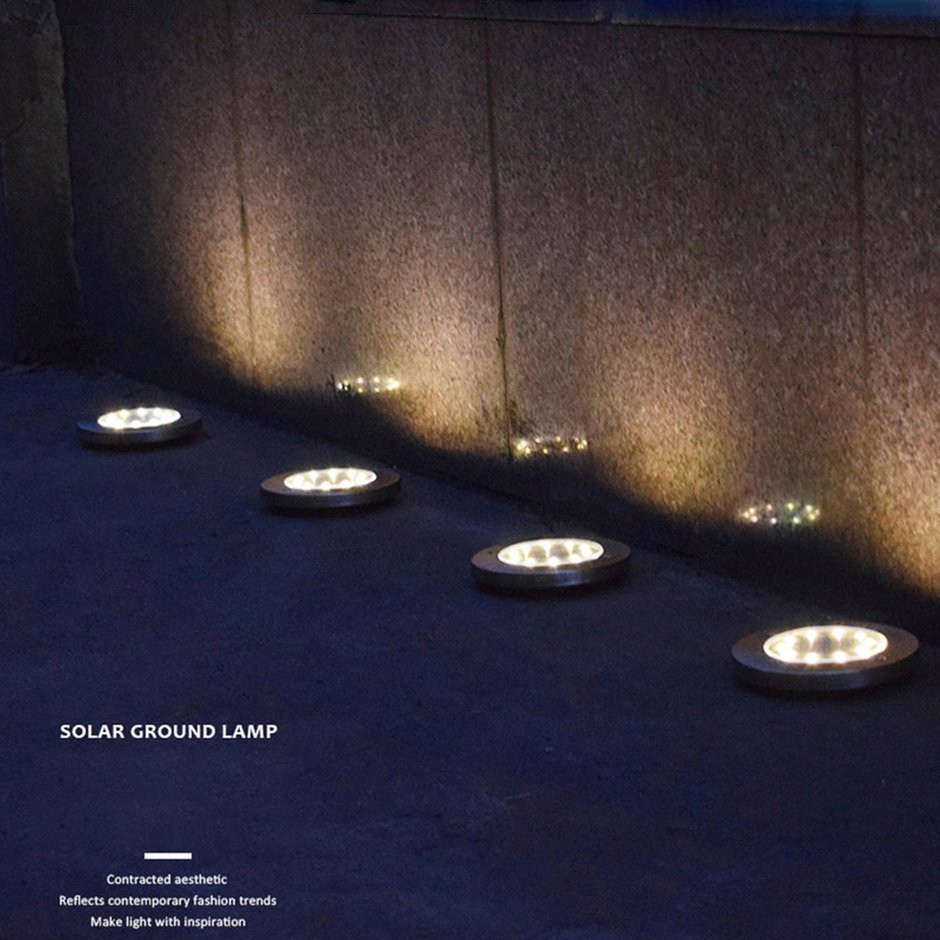 contemporary solar garden lights