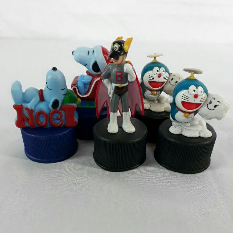 Doraemon PERMAN Snoopy Bottle Cap Collection | Shopee Philippines