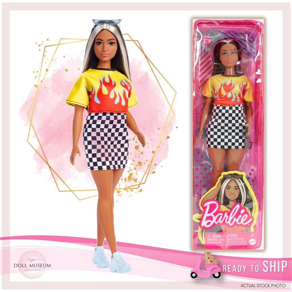 Barbie Fashionista 2022 No. 179 Flamin Hot and Checkered Skirt | Shopee ...
