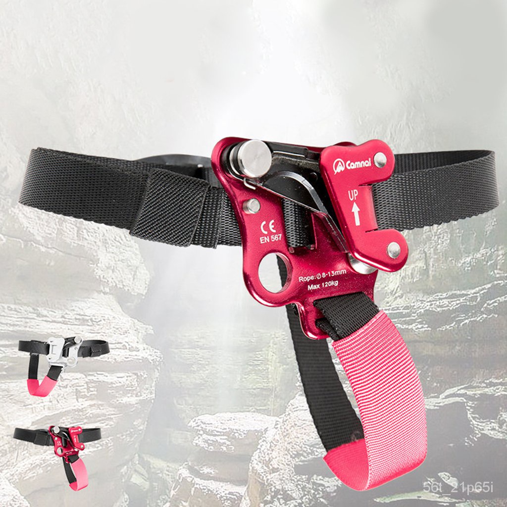 Left / Right Foot Climbing Ascender Riser Aviation Aluminum Tree Rock