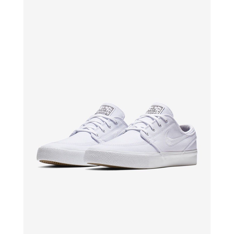 Tierras altas datos fluido Nike SB Janoski Canvas RM Triple White | Shopee Philippines