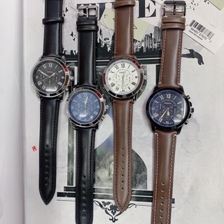 fossil leather water for men good quality with can and paperbag #1