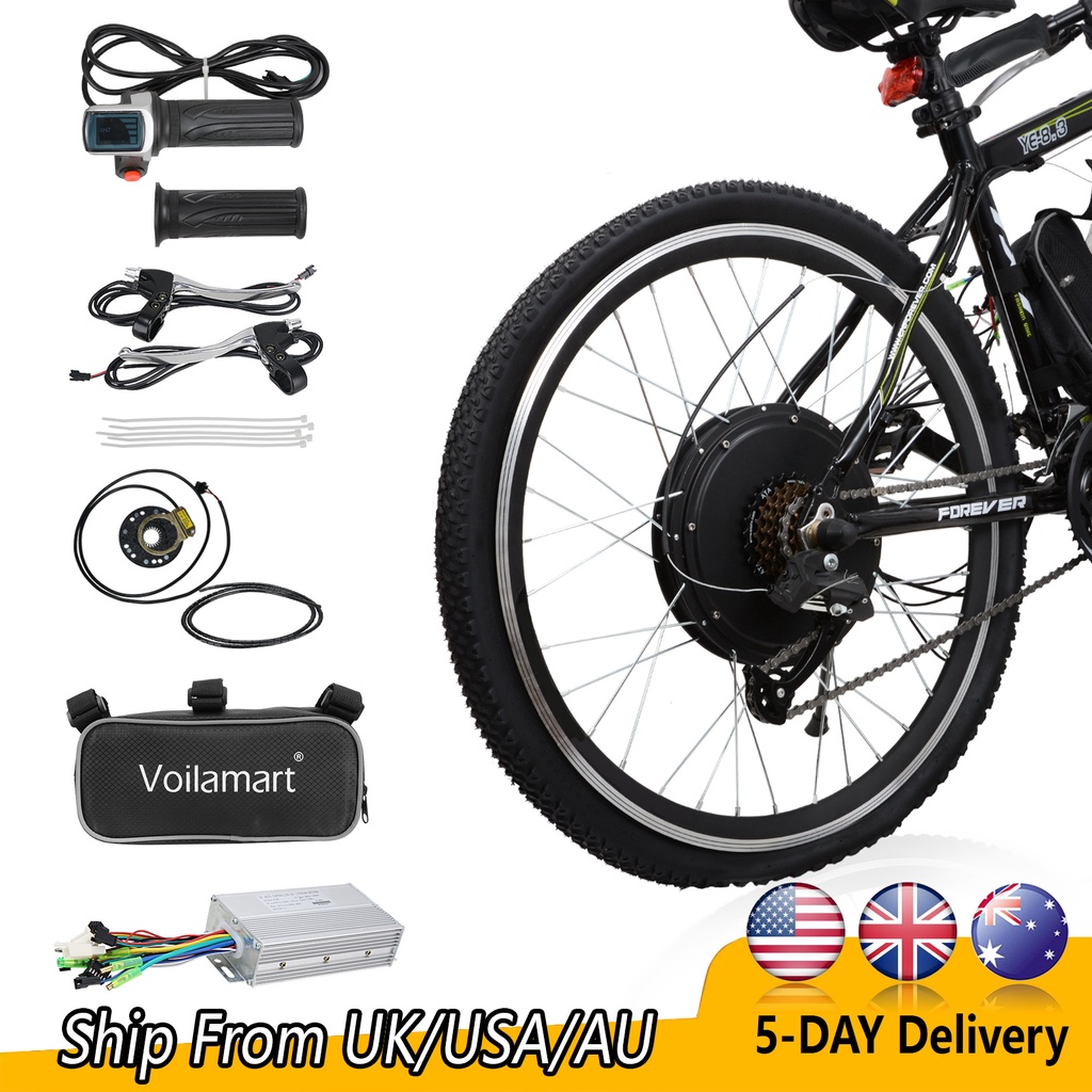 Voilamart Electric Bike Conversion Kit 48V 1000W 26inch Ebike Rear ...