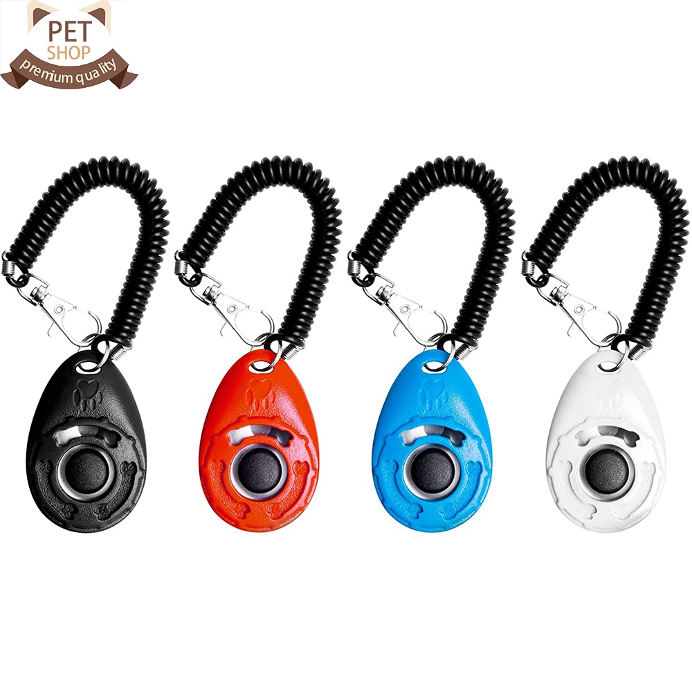 Dog Training Clicker & Whistle Combo – 2-Pack With Wrist Straps, Positive Reinforcement Tool For Puppies, Cats, Birds