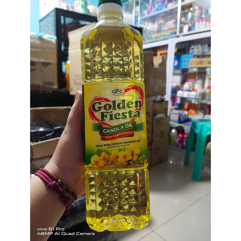 Golden Fiesta Canola Oil Fry Healthy Pack 2x1L Shopee Philippines