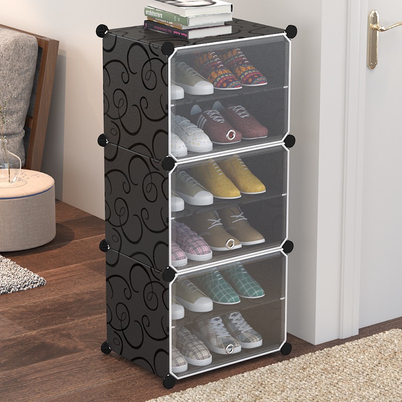 Transparent Shoe Rack Organizer 3 Layer DustProof Drawer Type