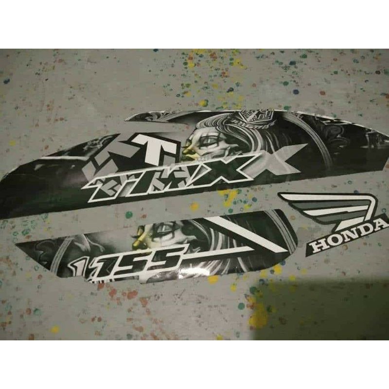 TMX 155 DECALS SET- TRIBAL GIRL GRAY | Shopee Philippines