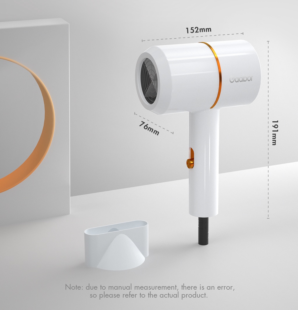 Gaabor Hair Dryer Portable Hair Care Quick Dry Salon Small hair blower