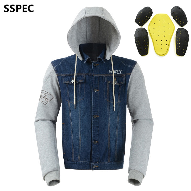 denim motorcycle jacket mens