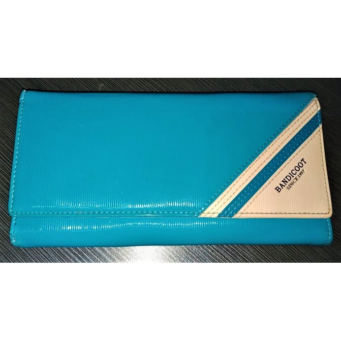 Bandicoot Blue Long Wallet For Women Preloved Sale | Shopee Philippines