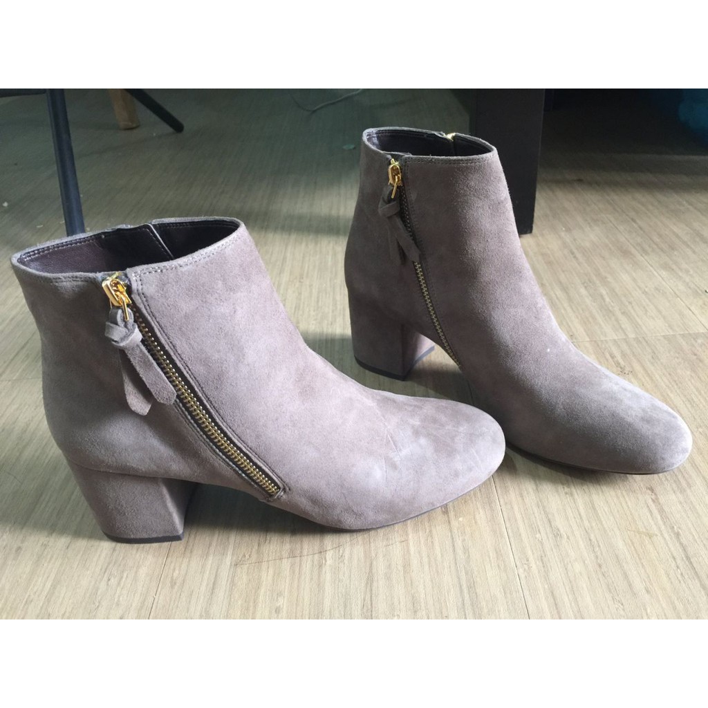 cole haan saylor suede ankle booties