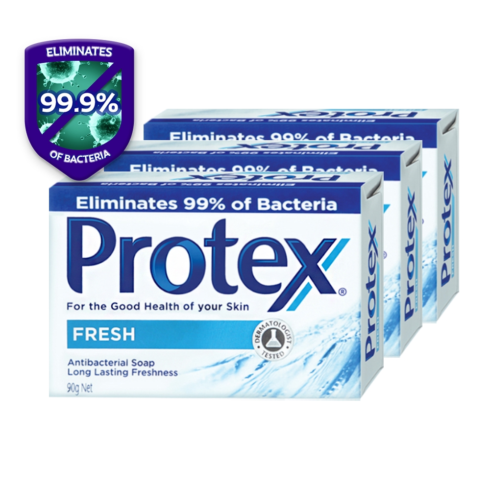 Protex Fresh Antibacterial Soap 90g Pack of 3 Shopee Philippines