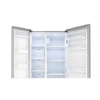 samsung rs54n3103sl tc 19.6 cu ft side by side refrigerator