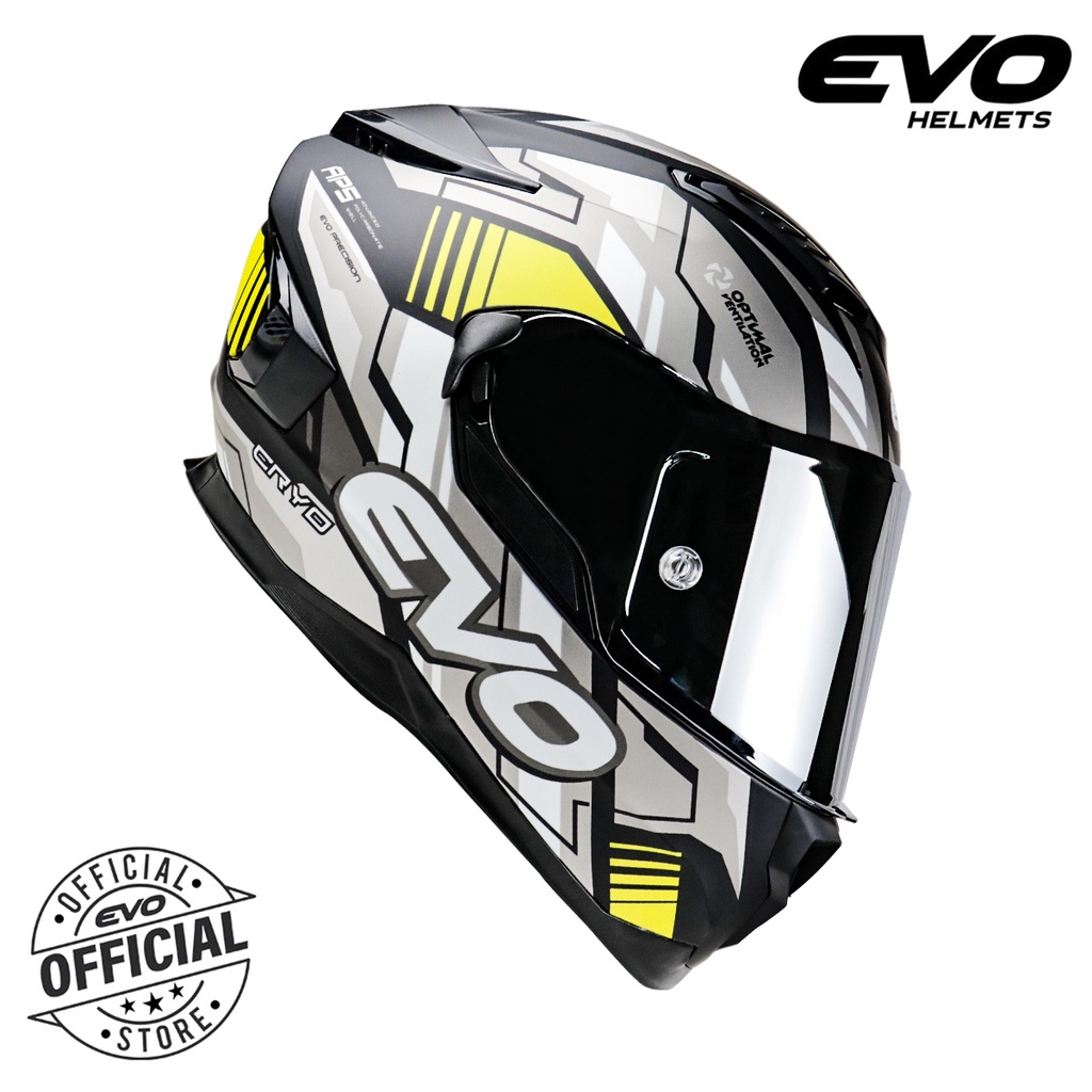 EVO AR01 Cryo Full Face Dual Visor Helmet Motorcycle With Free Clear