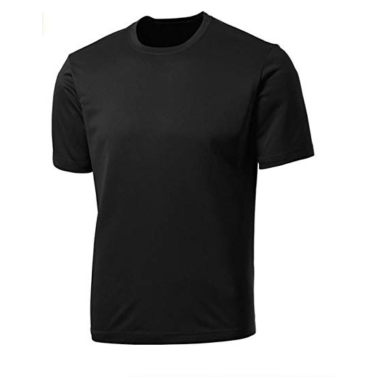 plain black fitted t shirt
