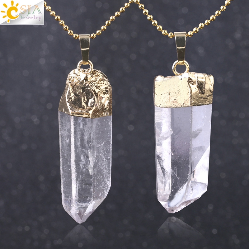 white crystal necklace