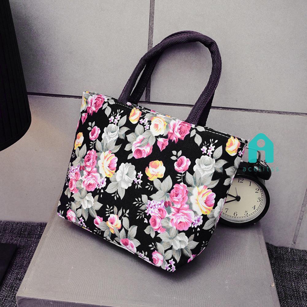 flower lunch bag