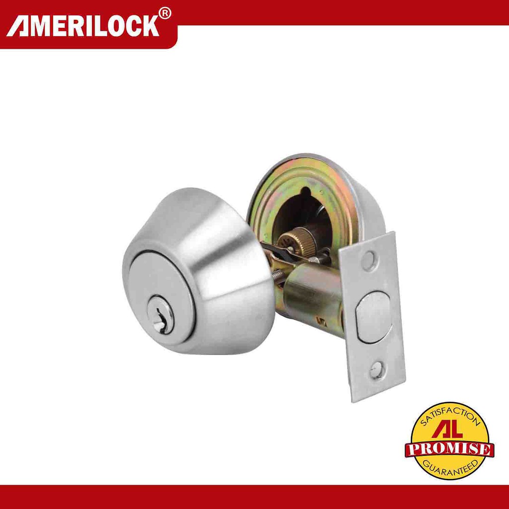 AMERILOCK Dead Bolt Lock Set Double Cylinder (AL 102) Stainless Steel