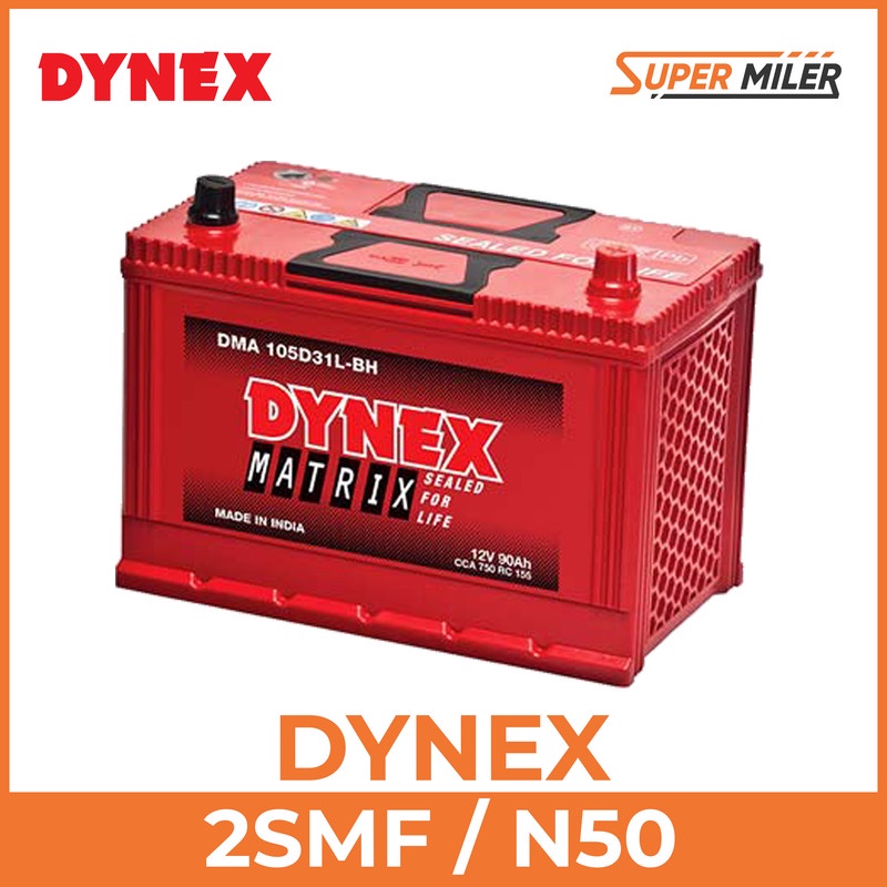 Dynex 2SMF / N50 Car Battery (With Warranty) Shopee Philippines