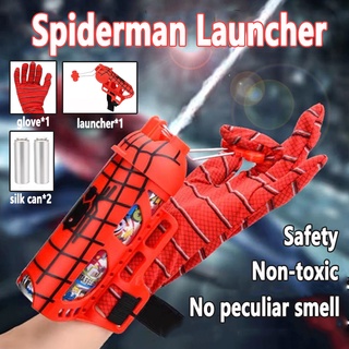 ✅NEW✅Spiderman Glove Launcher Web Shooter Toys Cosplay Spider Silk Launcher Wrist Toys Kids Gift