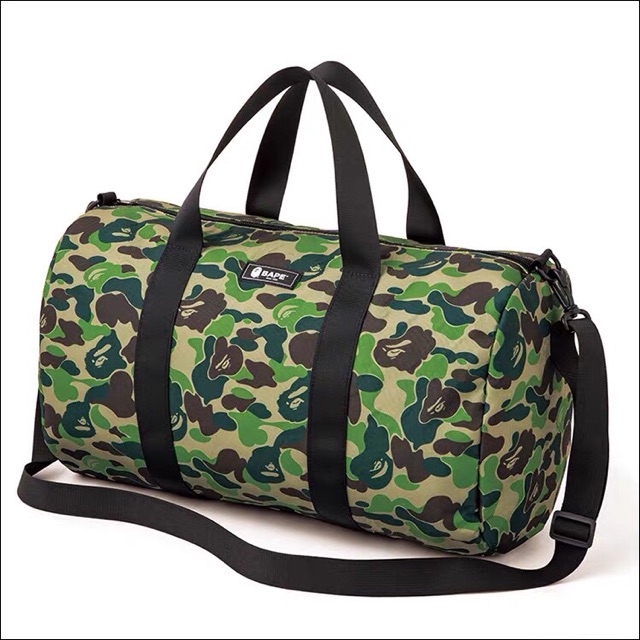 bape camo duffle bag