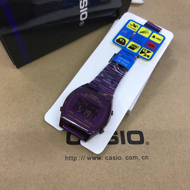 casio violet vintage