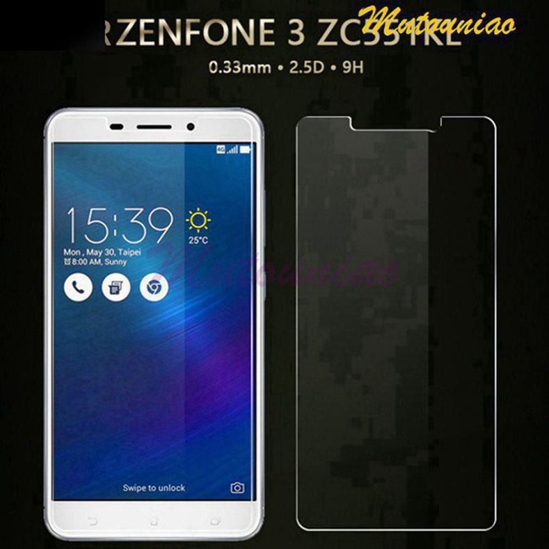 2pcs Lot Asus Zenfone 3 Laser Zc551kl Tempered Glass Screen Protector Front Shopee Philippines