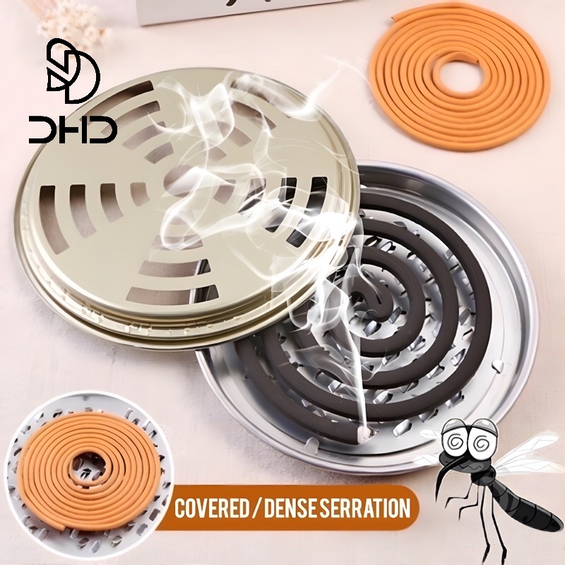 DHD Fireproof With Lid Mosquito Coil Holder Mosquito Coils Plate