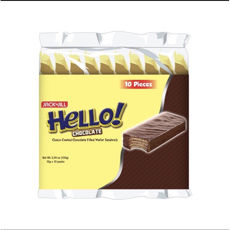 Jack N Jill Hello Chocolate Bar (10pcs) Shopee Philippines