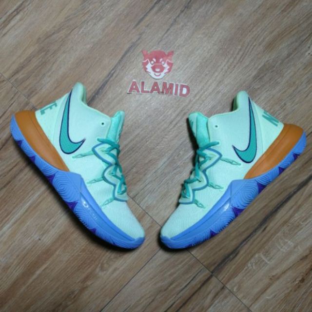 Sepatu Basket Desain Nike Kyrie 5 EP Warna Biru Shopee