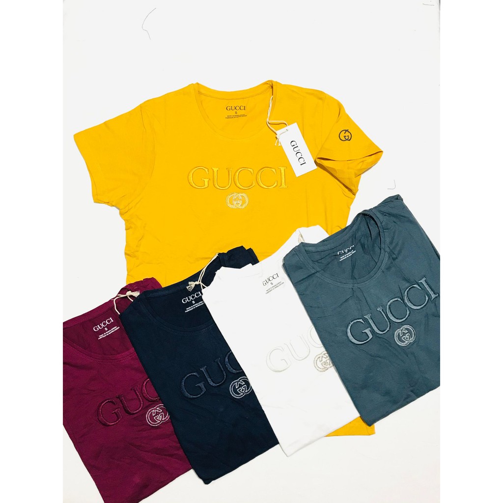 gucci t shirt women's yellow