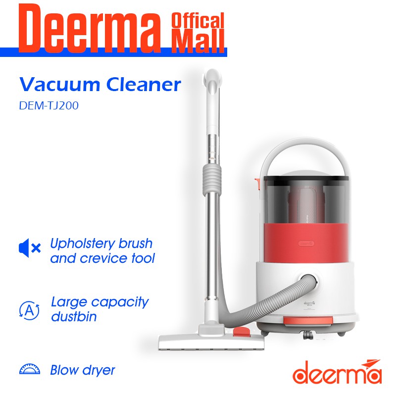 Deerma TJ200 Wet And Dry Vacuum Cleaner Handheld Aspirator cyclone Suction Vacuum Cleaners