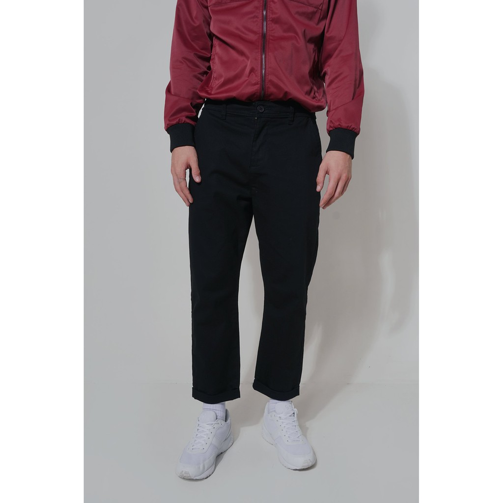 mens loose fit cotton trousers
