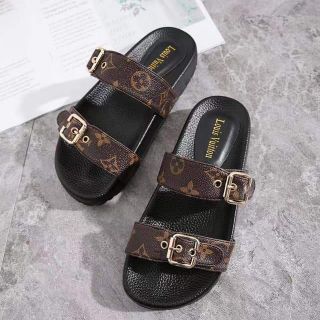 lv two strap sandals
