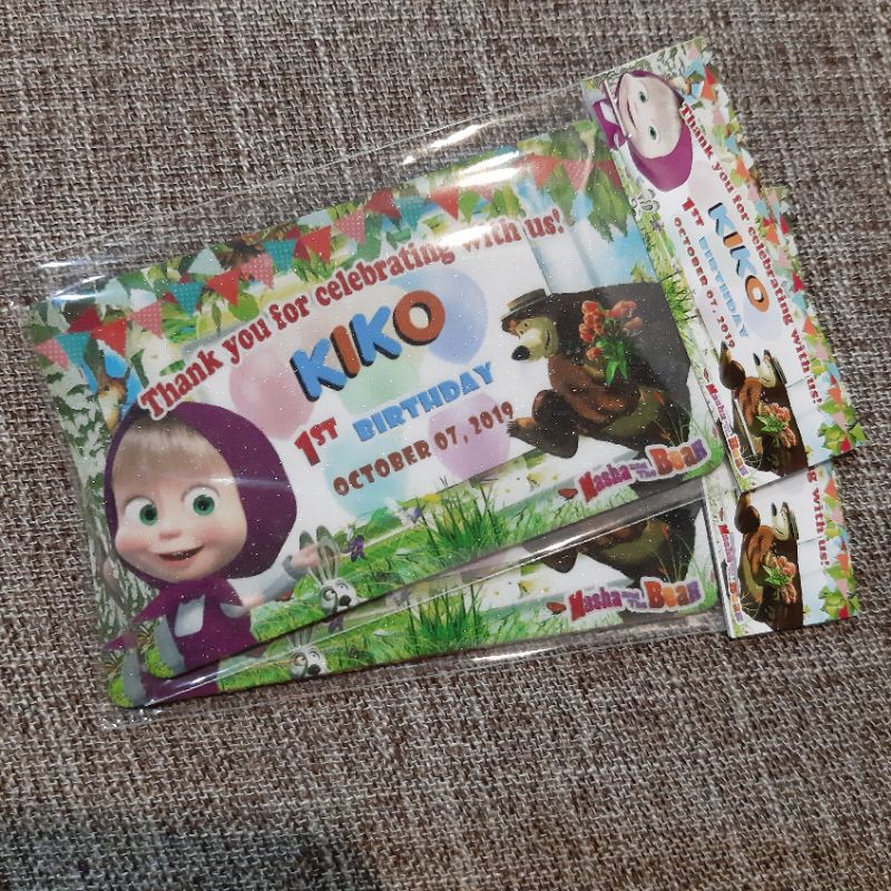 20pcs-50pcs Masha and the Bear Ref Magnet Souvenir | Shopee Philippines