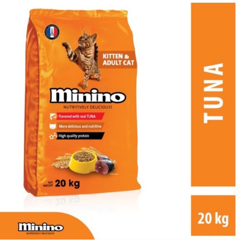 Minino Kitten & Adult tuna Cat food (1kg repacked) Shopee Philippines