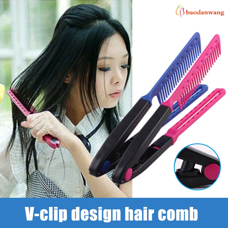 comb type hair straightener