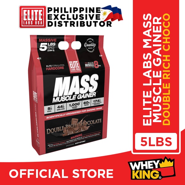 Elite Labs USA Mass Gainer MASS MUSCLE GAINER 5LBS | Shopee Philippines