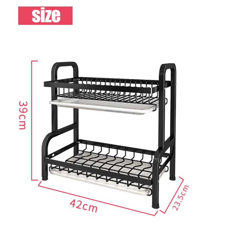 Two Sizes thickenedlarge Cabinet Rack Plate Storage Rack Thickened Cup Rack Thickened Non-Slip Simple Style 