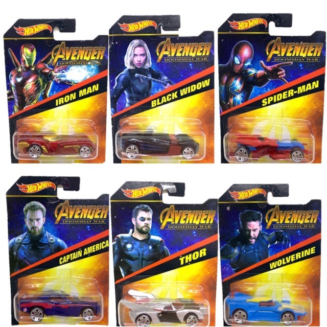 hotwheel marvel