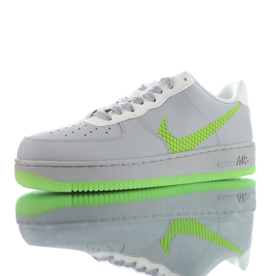 air force 1 green swoosh
