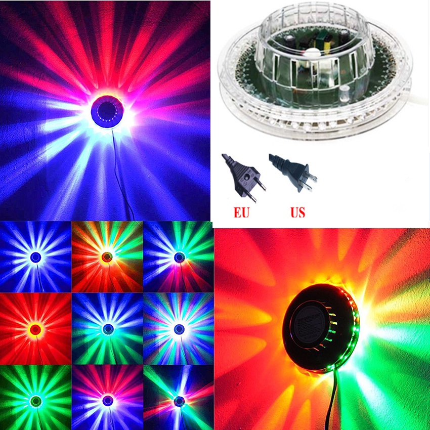 Mini Laser Disco Stage Light 48 Led RGB Projector Lighting Sunflower Bar DJ  Sound Background Wall Lights Party Lamp | Shopee Philippines