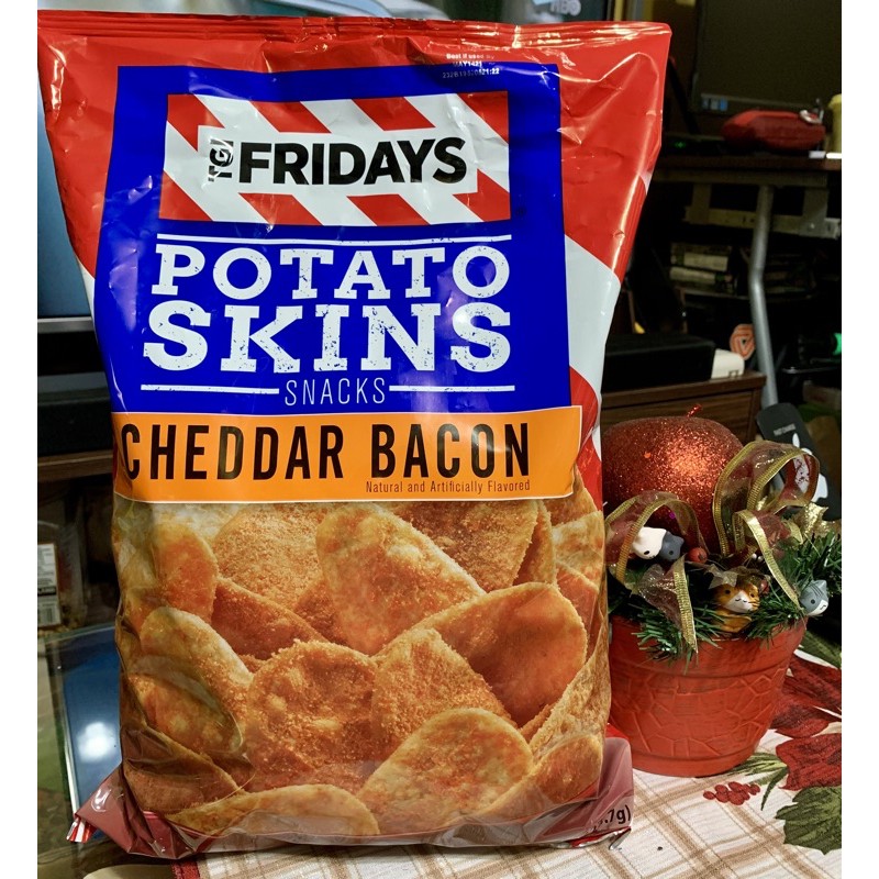 Tgif Potato Skins Cheddar Bacon Chips 22oz Shopee Philippines